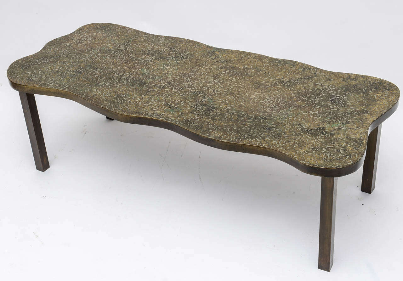 American Philip and Kelvin Laverne Etruscan Coffee Table