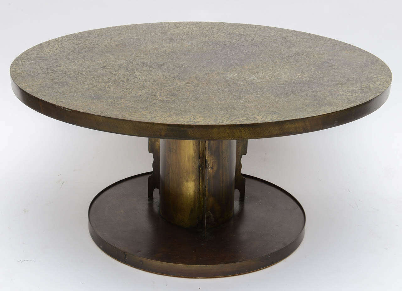 American Phillip and Kelvin Laverne Etruscan Coffee Table