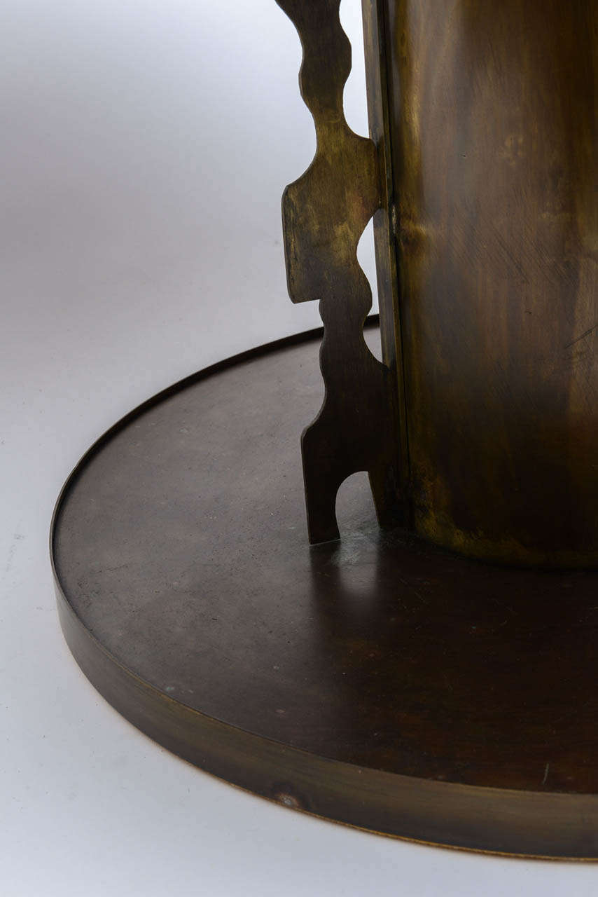 Bronze Phillip and Kelvin Laverne Etruscan Coffee Table