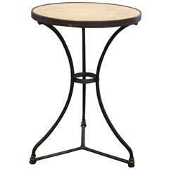 Marble Top Cafe Side Table , Antwerp 19th c.