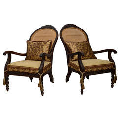 Pair of French Armchairs, 19th Century
