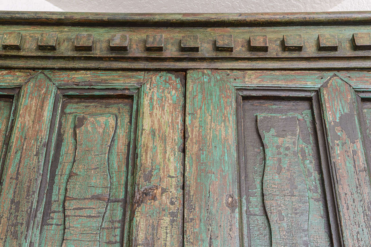 French Huge Cabinet with Painted Finish, 19th Century