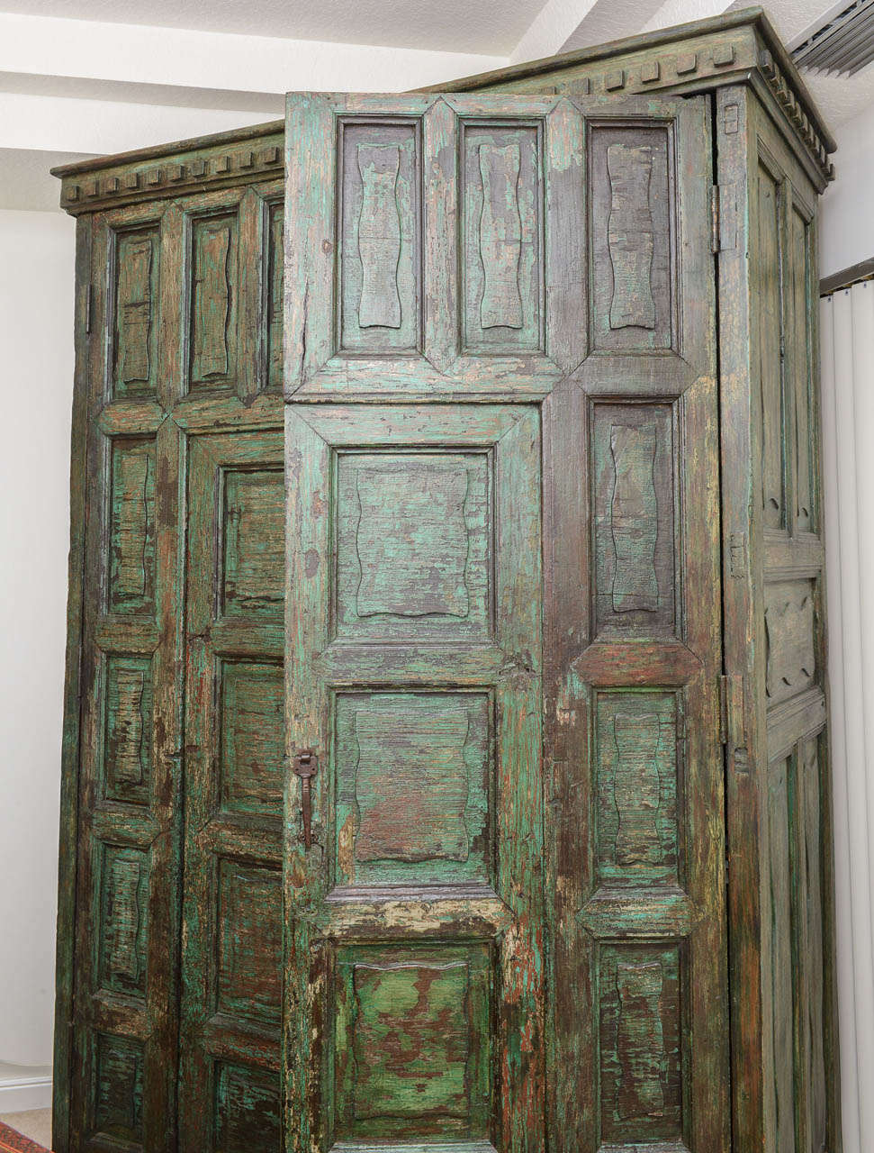 Huge Cabinet with Painted Finish, 19th Century 1