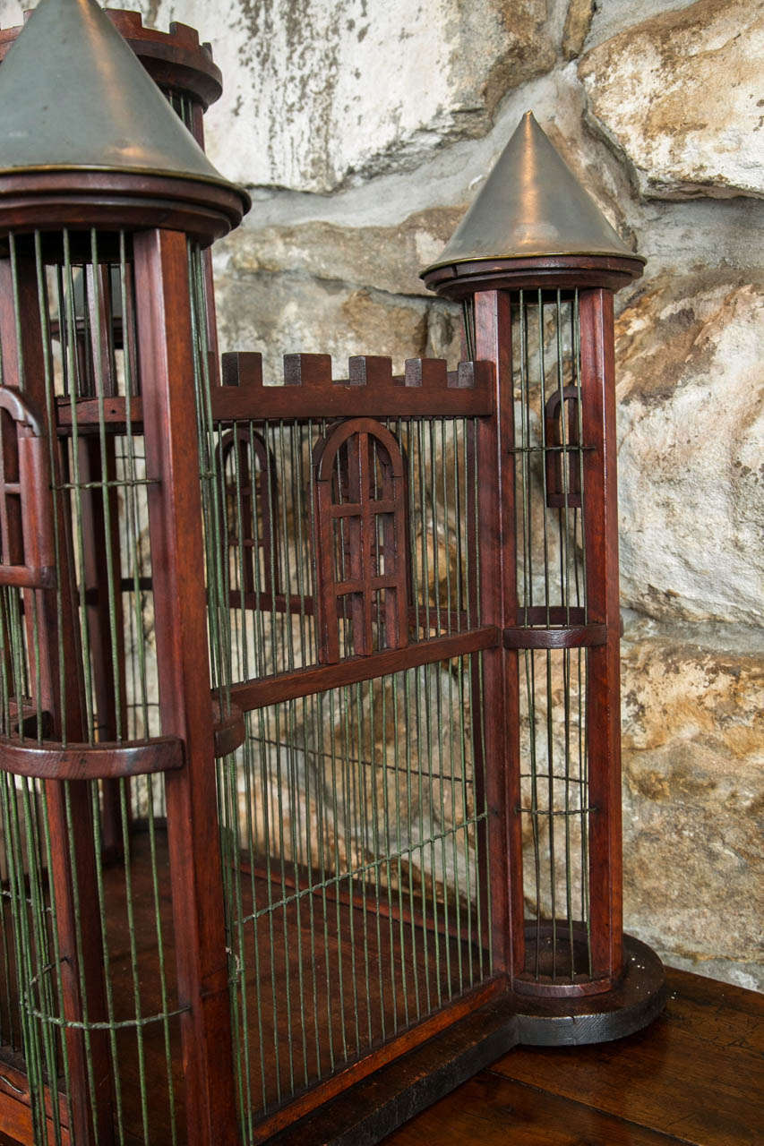 Antique Bird Cage In Excellent Condition In Woodbury, CT