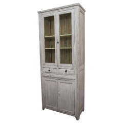 Circa 1920's Rustic Painted Cabinet