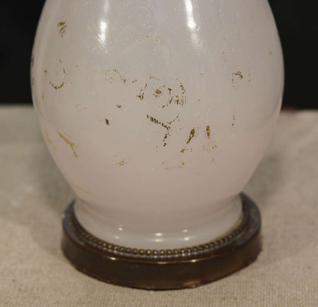 20th Century Opaline Lamp Base For Sale
