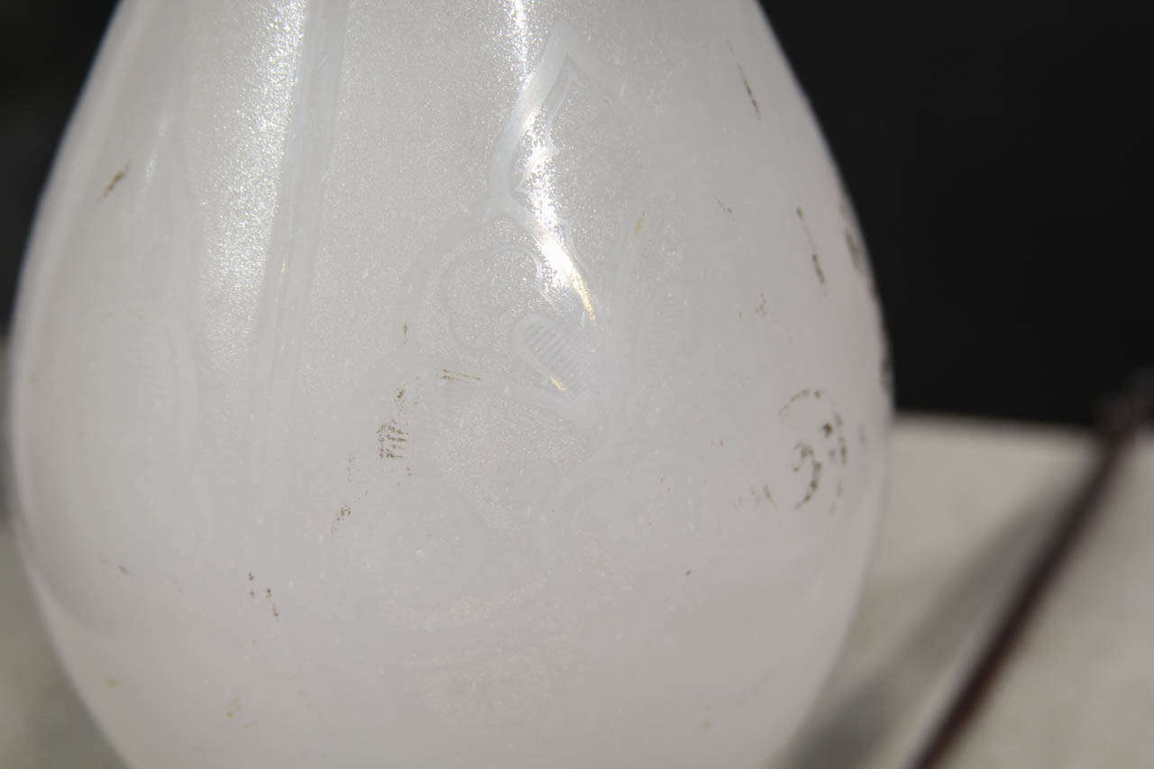 Opaline Lamp Base For Sale 1