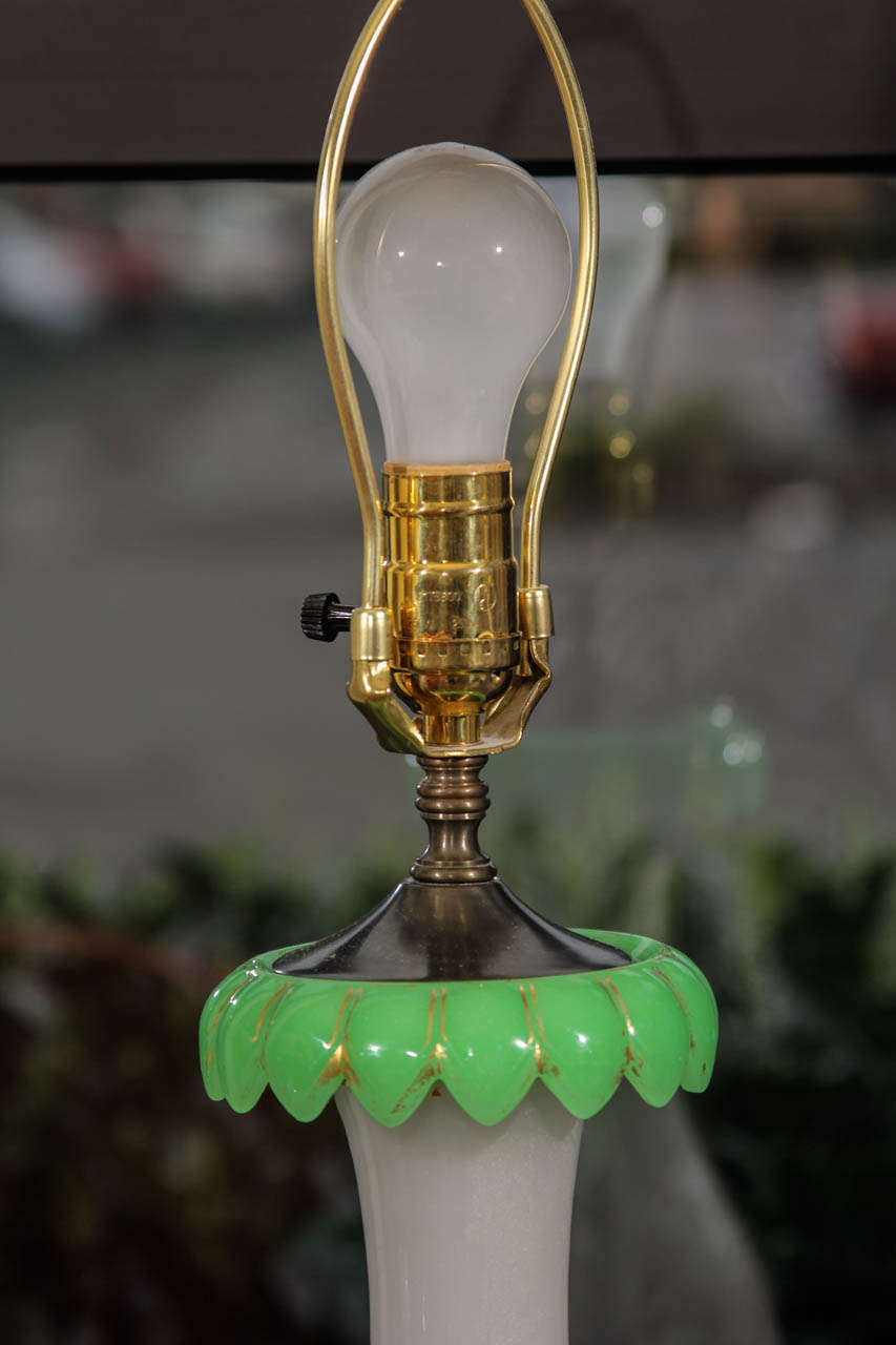 Opaline Lamp Base For Sale 2