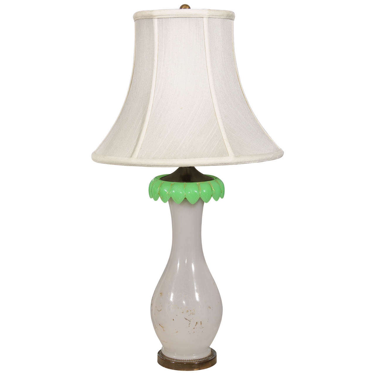 Opaline Lamp Base For Sale