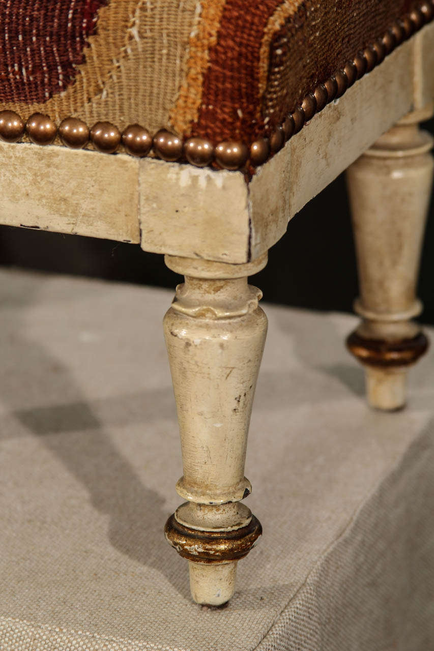 French 19th Century Louis Phillipe Foot Stool For Sale