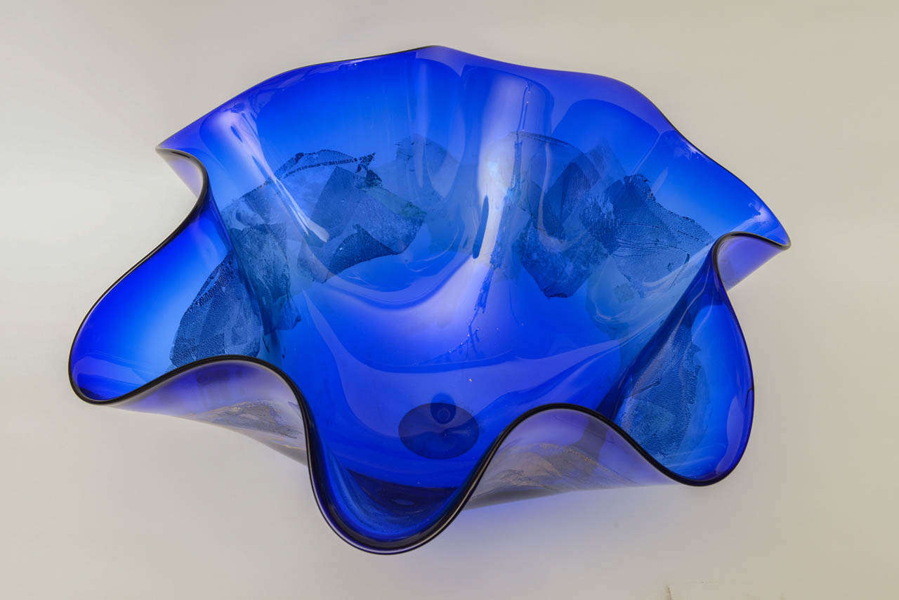 Unusually Larges Murano Centre Piece Bowl by Mauro Becchini 3