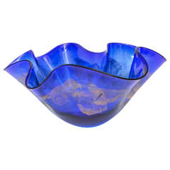 Unusually Larges Murano Centre Piece Bowl by Mauro Becchini