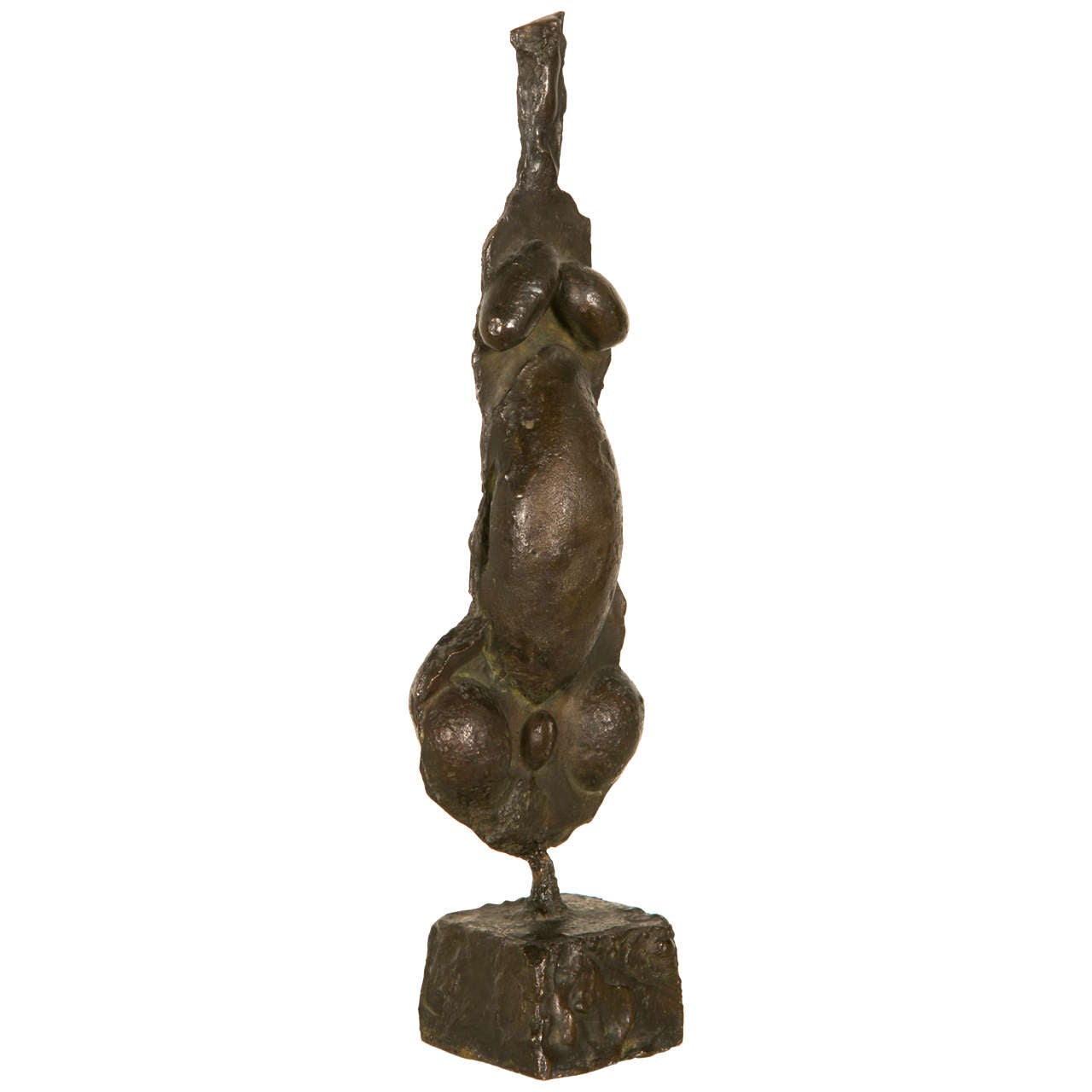 Sculpture in Bronze by Robert Couturier "Faun" For Sale