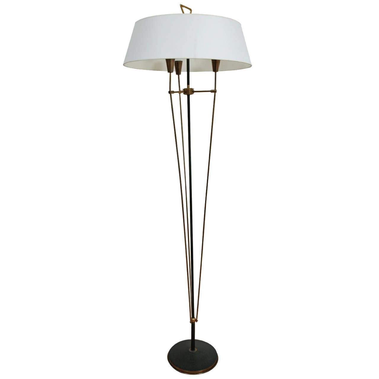 Fifties French Floor Lamp By Arlus For Sale at 1stDibs