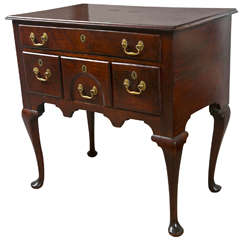 Queen Anne Figured Walnut Dressing Table circa 1750