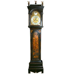 A Fine 19th Century Chinoiserie Grand Father's Clock 