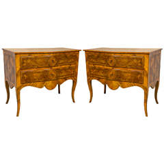 Pair of Neoclassical German/Austrian 18th Century Commodes