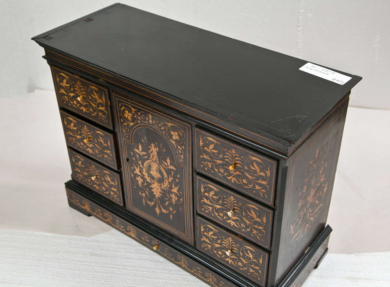 19th Century Chinese Diminutive Drawer, Jewelry Box 3