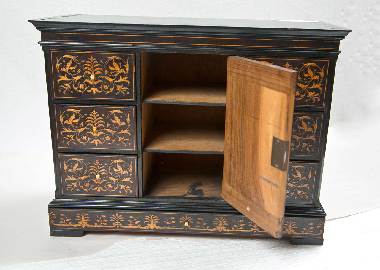 19th Century Chinese Diminutive Drawer, Jewelry Box 4