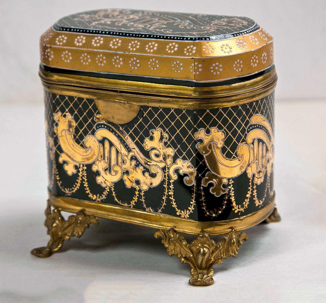 19th Century Lidded Bronze Box