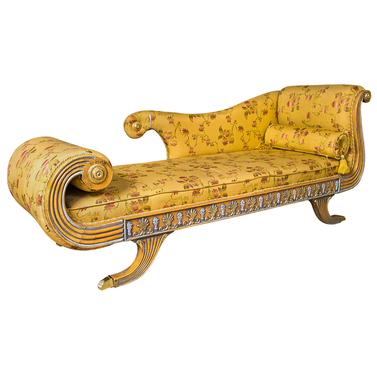 Hollywood Regency Style Day Bed /  Chaise Lounge