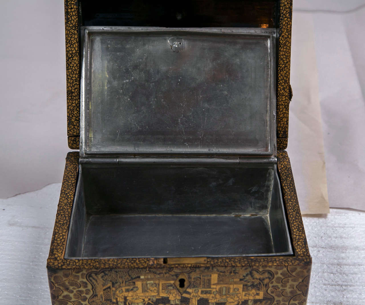 19th Century Chinoiserie Antique Humidor Jewelry Box at 1stDibs