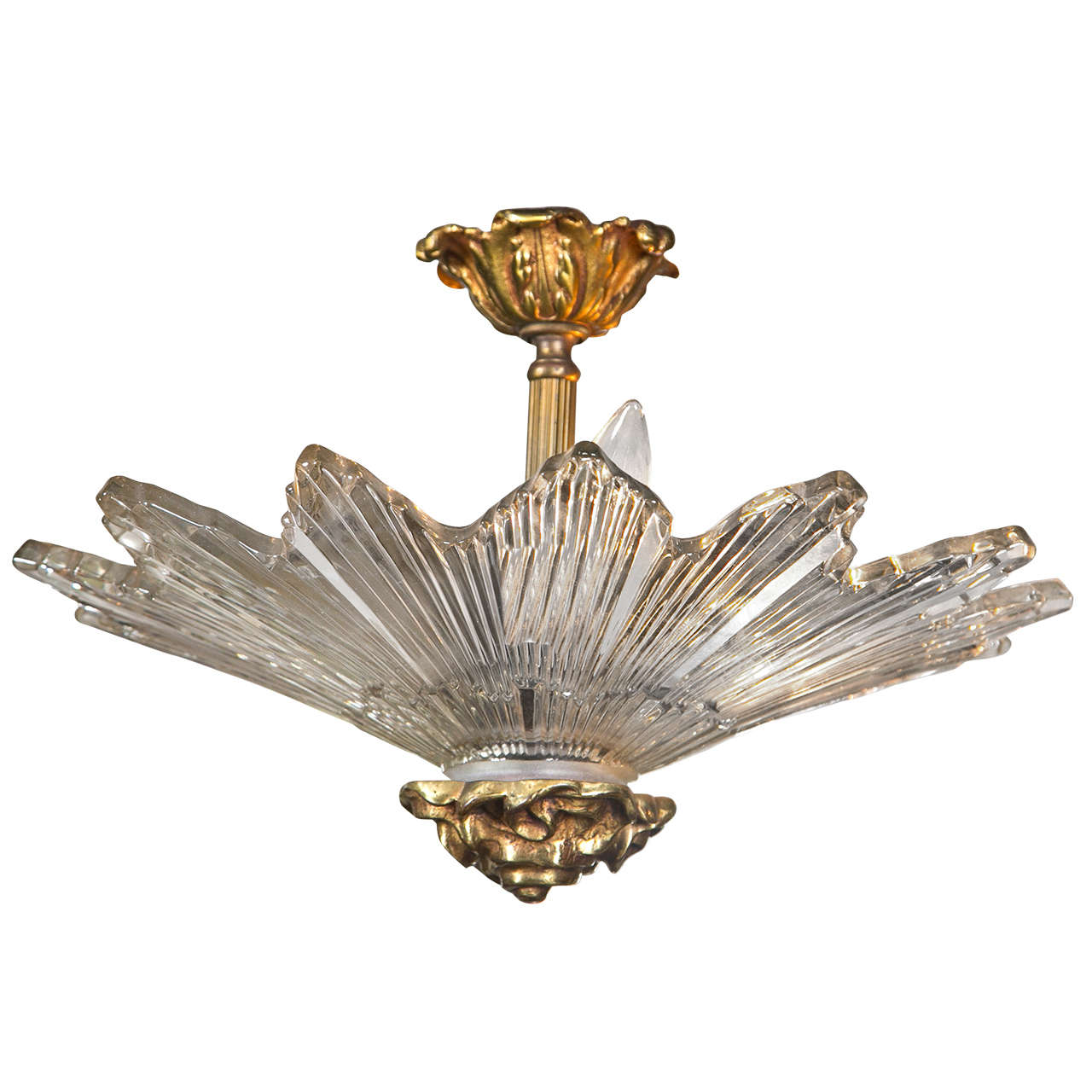 Antique Baccarat Style " Star" Shape Chandelier at 1stdibs