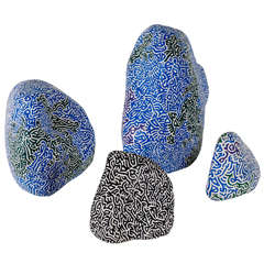 Set of Painted Graphic Stones by Inlender 12