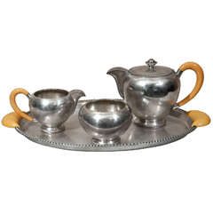 Vintage Italian Silver Tea Set