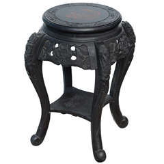 Chinese Hand Carved Pedestal/ Table/ Garden Seat