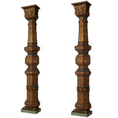 Pair of 19 Th century columns