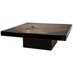 1970s Nice Coffee Table By Fernand Dress