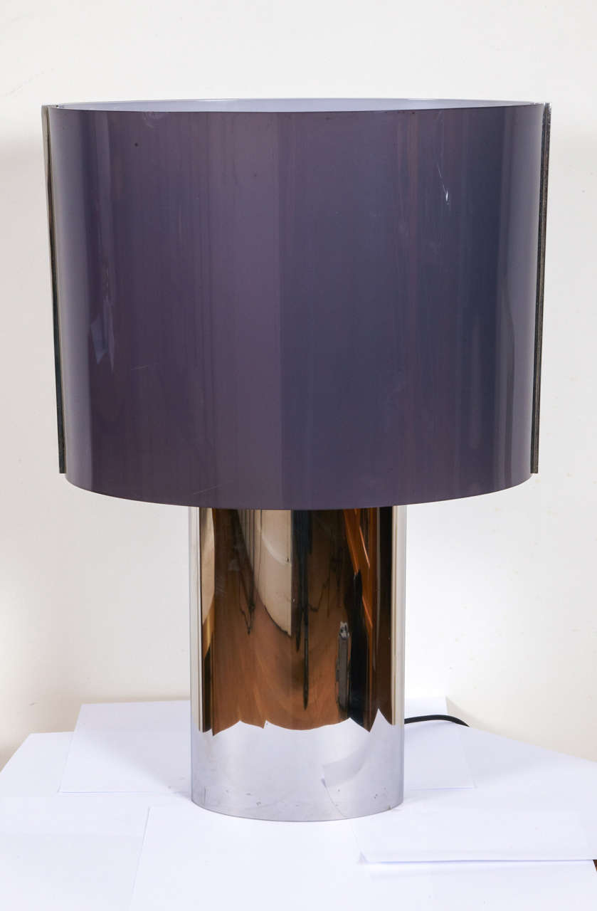 French Pair Of Large Table Lamps, France, 1970's