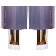 Pair Of Large Table Lamps, France, 1970's