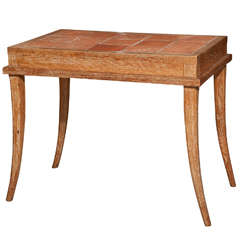 Cerused Oak Occasional Table