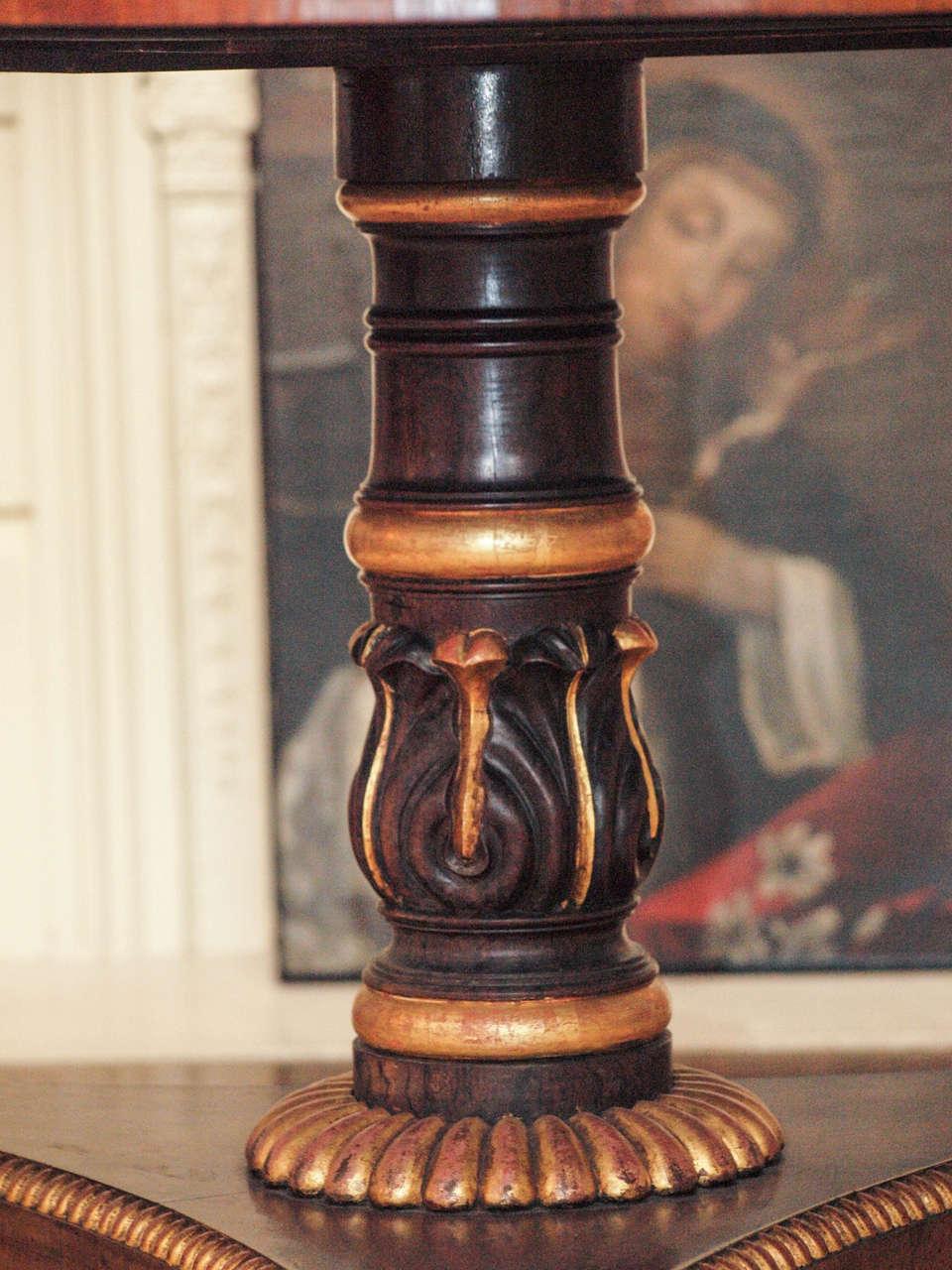 Wood An English William IV Rosewood Table For Sale
