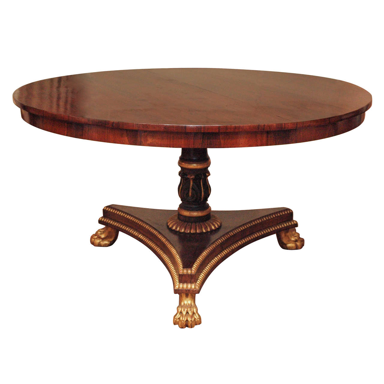 An English William IV Rosewood Table For Sale