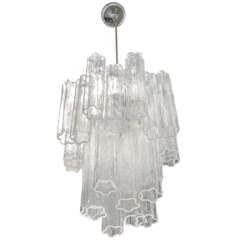 Large Tronchi Tube Chandelier by Camer