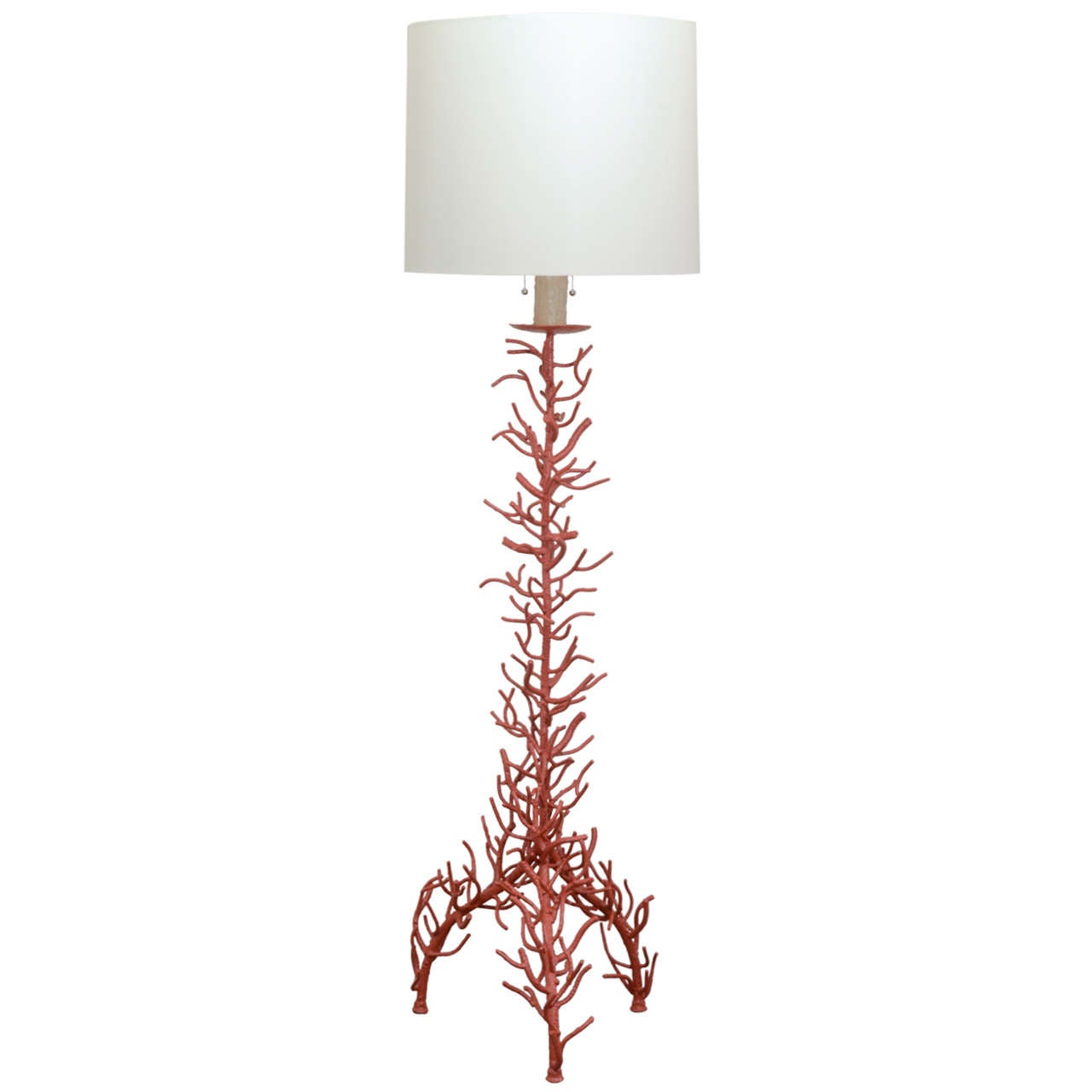 Beautiful coral style floor lamp