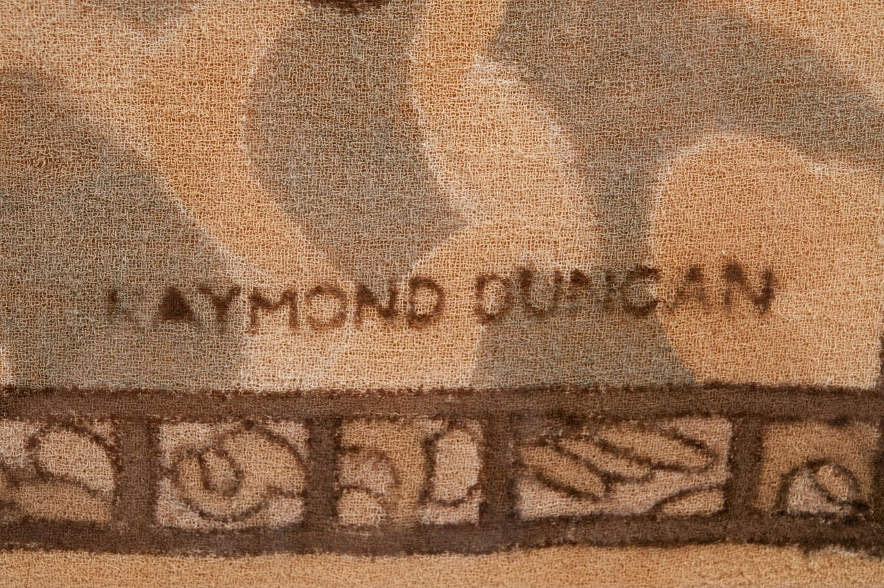 Fabric Raymond Duncan(1874-1966) Panel For Sale