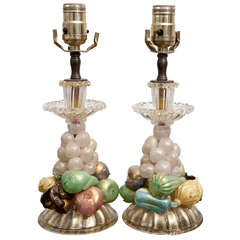 Barovier And Toso Pair Of Table Lamps