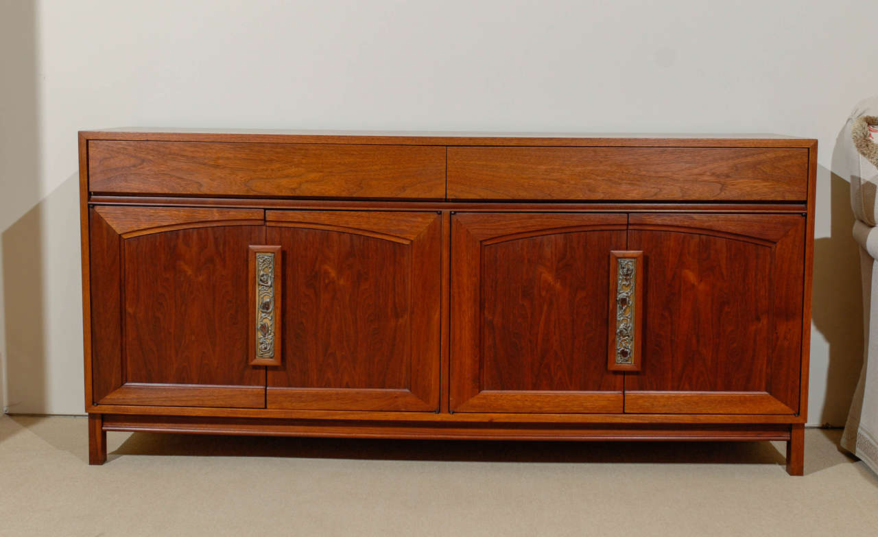 Fantastic John Keal for Brown Saltman Credenza - Pair Available For Sale 3