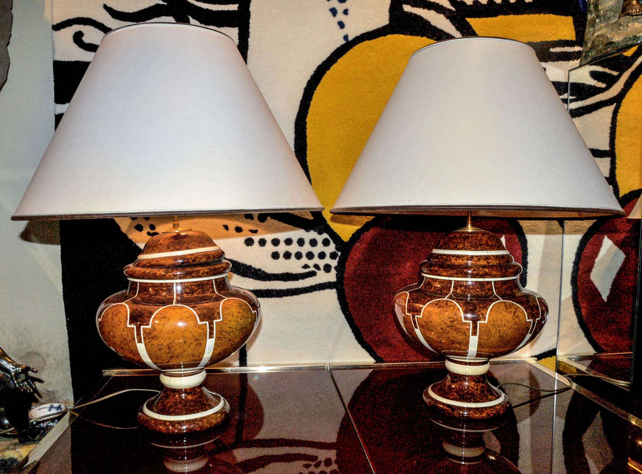 Late 20th Century Pair of 1960-1970's Table Lamps For Sale