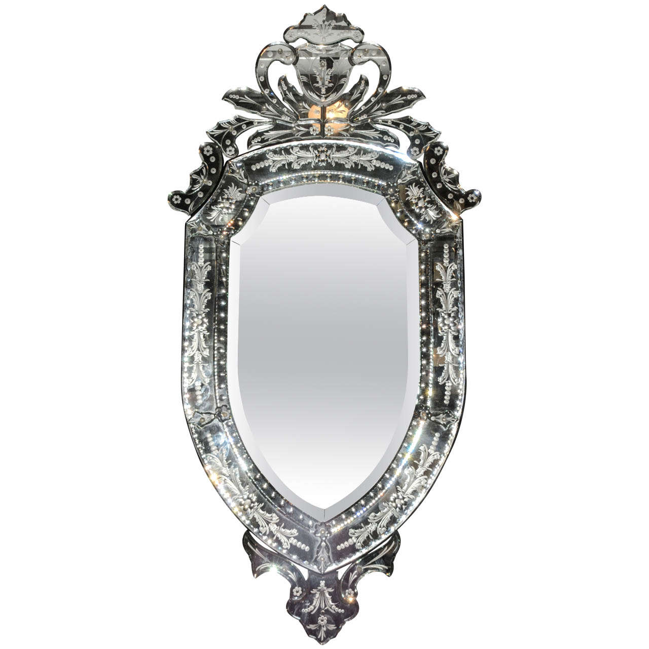 1960's Venetian Style Mirror For Sale