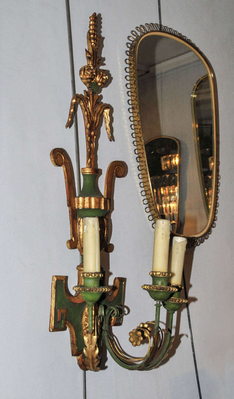 Pair of 19th Century Sconces For Sale 3