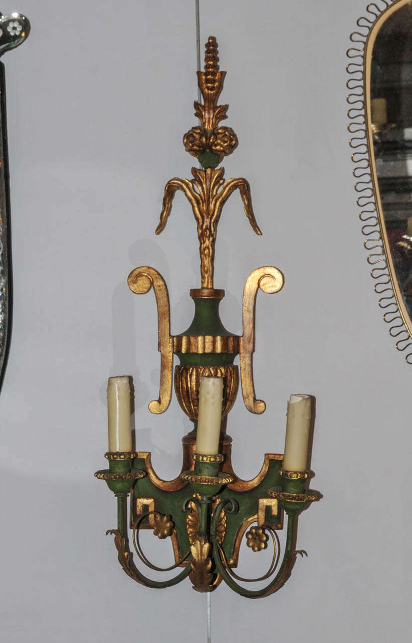 Pair of 19th Century Sconces For Sale 4