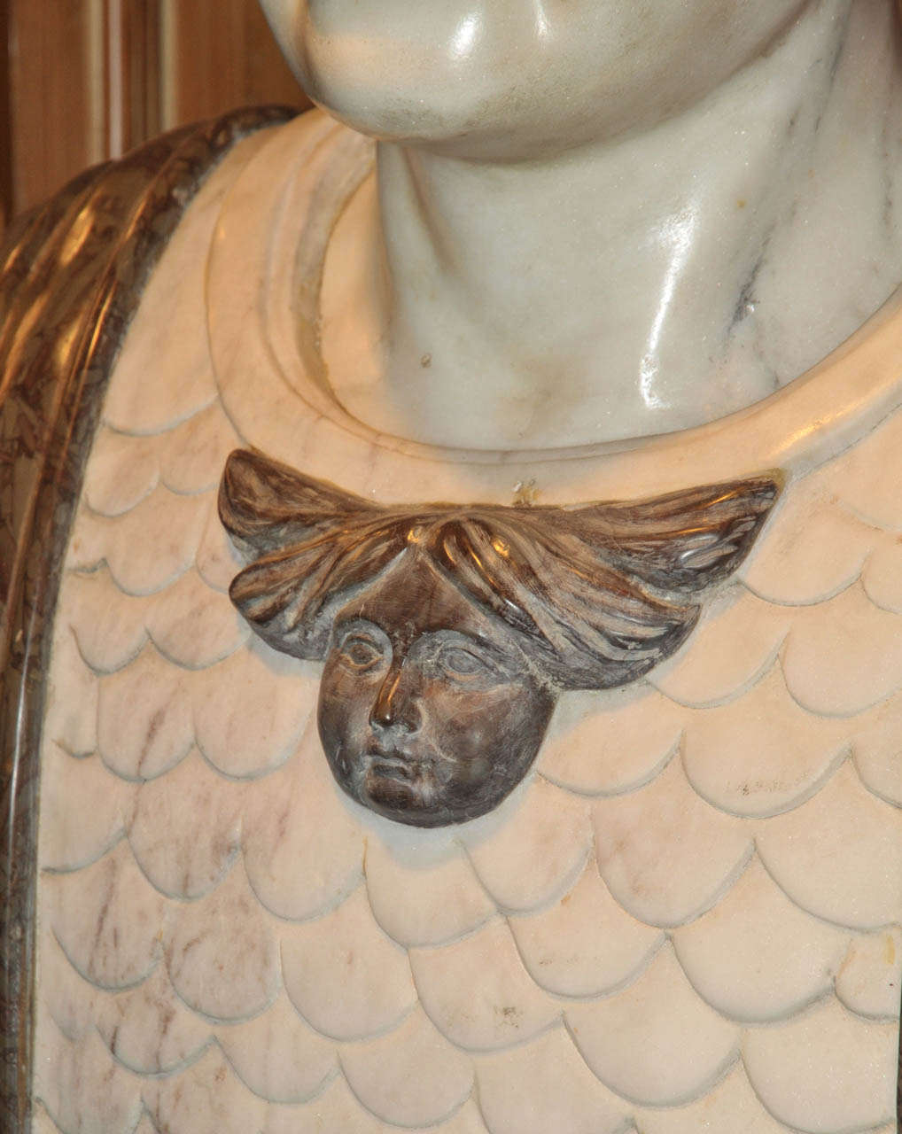 1920's Marble Bust Sculpture For Sale 1