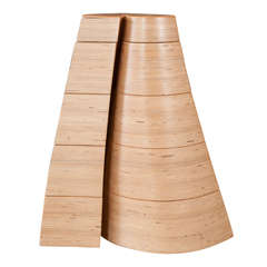 Vintage 1987 Carl Gromoll Birch Plywood Art