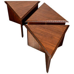 Set of Three Tables by Frank Lloyd Wright
