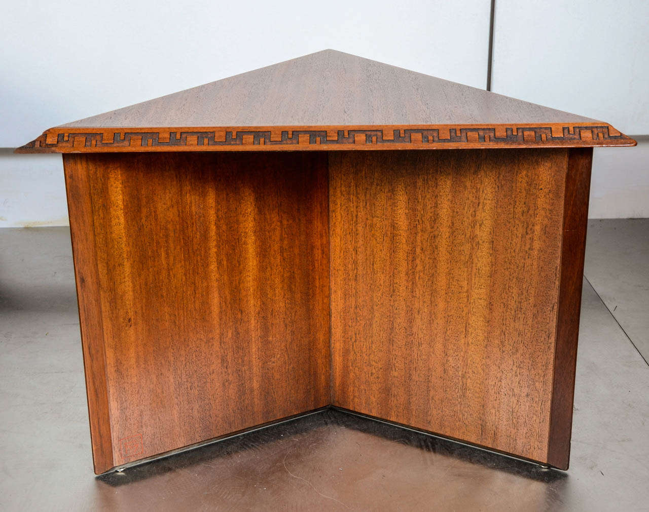 Mahogany Set of Three Tables by Frank Lloyd Wright